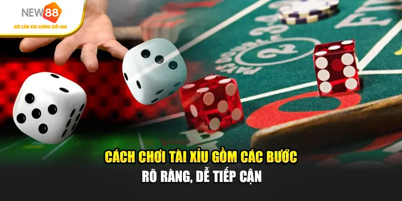 Cách chơi tài xỉu gồm các bước rõ ràng, dễ tiếp cận