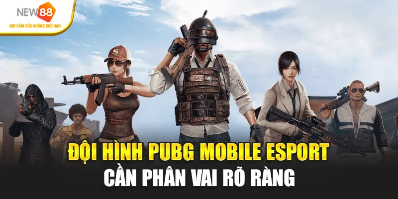 Đội hình Pubg Mobile Esport cần phân vai rõ ràng