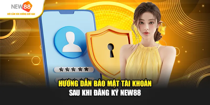 Hướng dẫn bảo mật tài khoản sau khi đăng ký New88