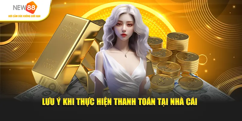 Lưu ý khi thực hiện thanh toán tại nhà cái