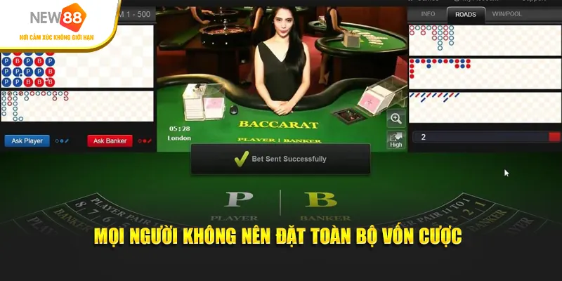 Mọi người không nên đặt toàn bộ vốn cược
