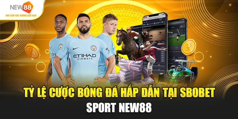 Tỷ lệ cược bóng đá hấp dẫn tại SBOBET Sport New88